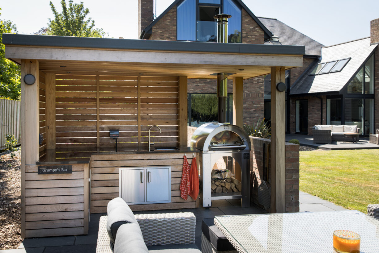 Outdoor kitchen in Poppleton York.